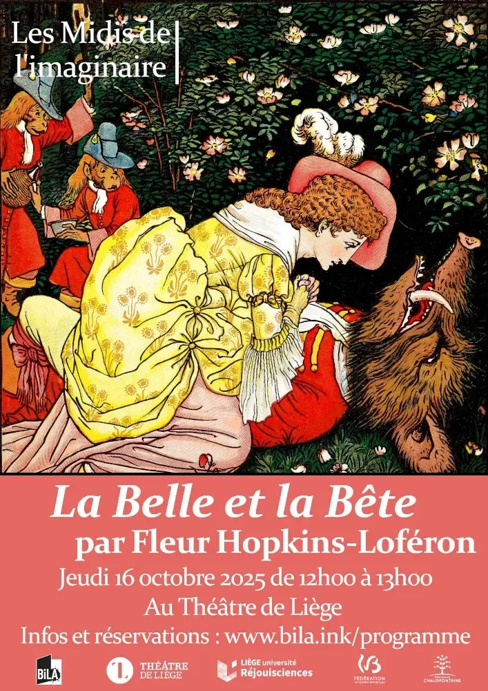 Midi de l’Imaginaire : « La captive amoureuse de  La Belle et la Bête à la dark romance  » par Fleur Hopkins-Loféron