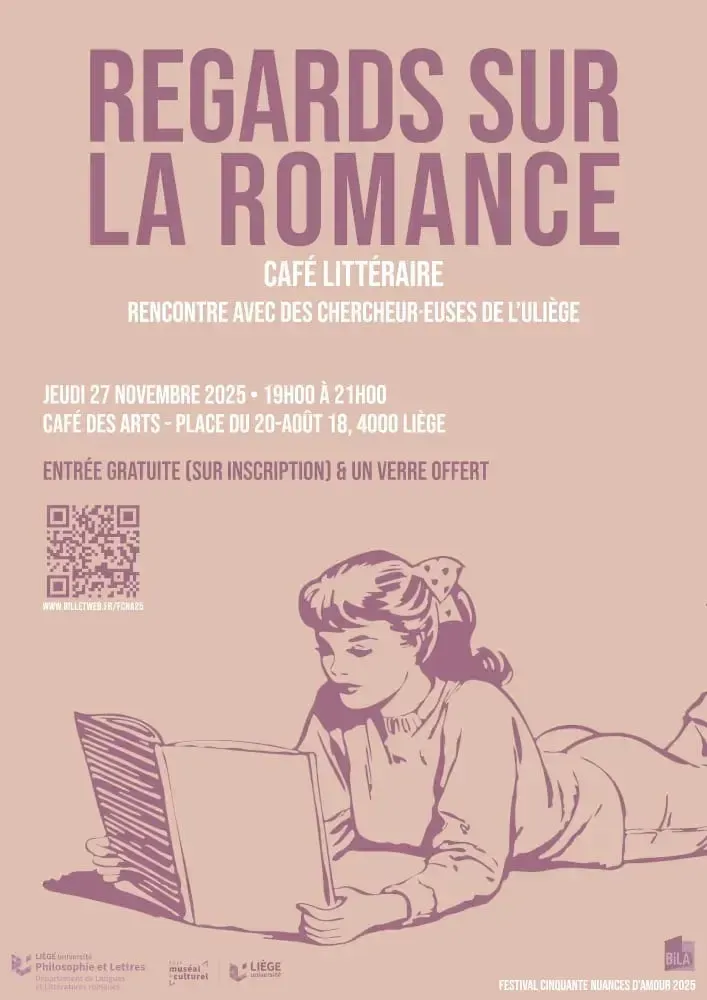 Café scientifique : « Regards sur la romance », rencontre avec des chercheuses et des chercheurs de l’Université de Liège